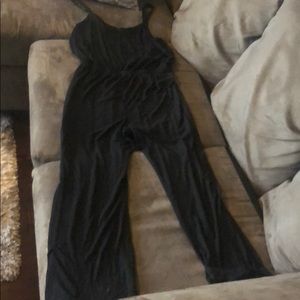 Spaghetti strap cotton romper